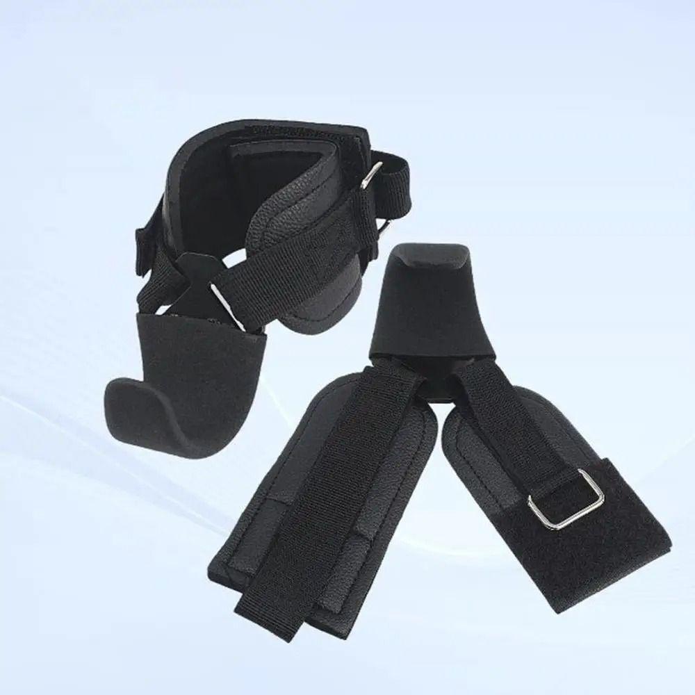 1 Pair Pull-up Weight Lifting Grip Hook Adjustable Auxiliary Power Wrist Guard  Gym