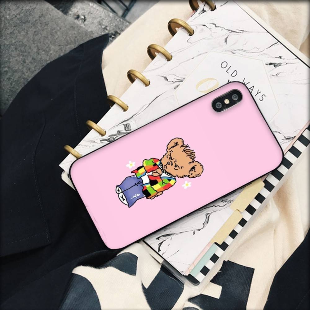 Чехол для телефона Singer S-Styles Love On Tour Harrys для IPhone 17 16 15 14 13 12 11 Pro Max Plus Mini Мягкий Черный Чехол