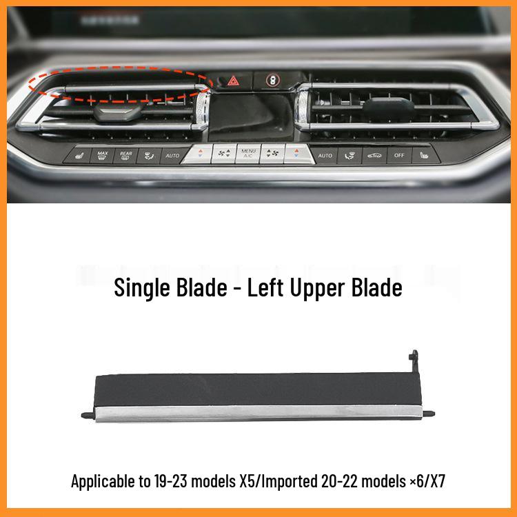 BMW X5/X6/X7 G05/G06/G07 Center Console Air Outlet Repair Kit - Silver Edge Style