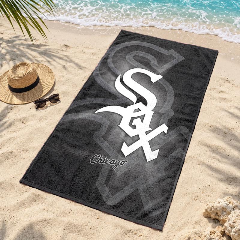 Chicago White Sox Microfiber Beach Towel Quick Dry Sand Free Lightweight Beach Towels for Travel Swimming Camping