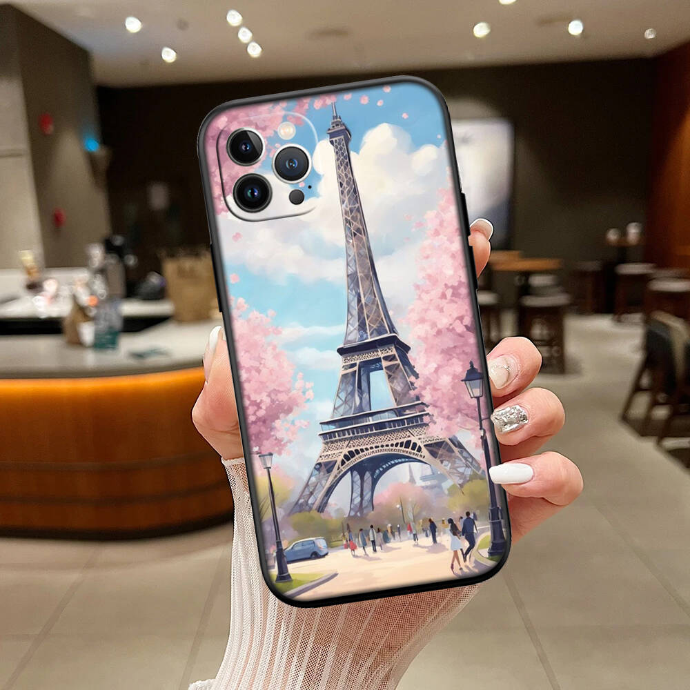 Paris Eiffel tower Phone Case for Motorola Moto Edge 60 60s 70 G86 G56 G54 E14 G04S G45 G54 G64 X30 X40 X50 S30 S50 Pro Power Tylus