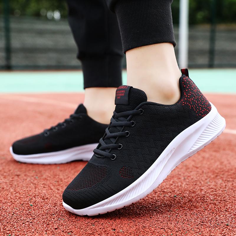 Мужская обувь Легкие кроссовки для бега с мягкой подошвой высокого качества для тренировок Дышащие повседневные сетчатые кроссовки для бега Мужской теннис