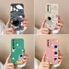 Подходит для Oppo A5 F29 Realme Q Q3 Q3i Q5 Q5i Pro V13 V15 X2 X7 чехол для телефона популярный узор астронавта мягкий силиконовый противоударный корпус для Oppo Shell