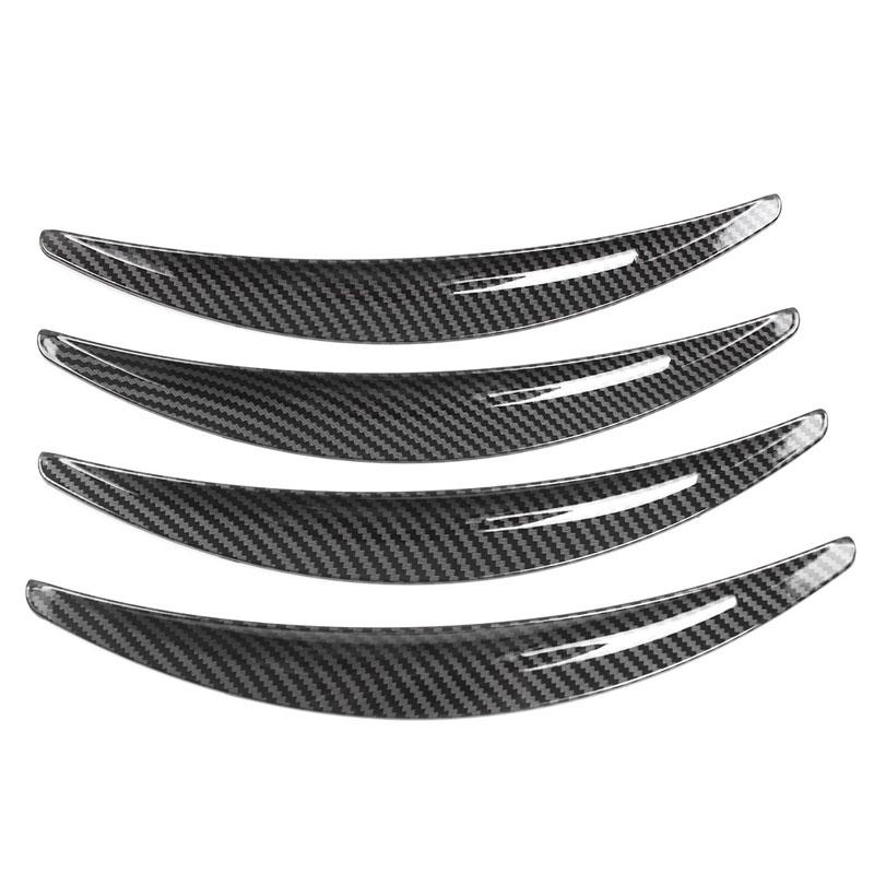 4 шт./компл. колеса автомобиля, отделка арки для бровей, боковое крыло, расклешенная полоса для Tesla Model 3, невидимое крыло, листовая пластина автомобиля