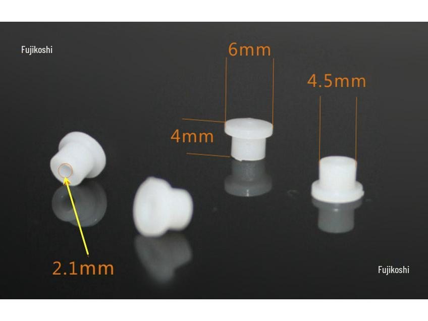 62B Wear-Resistant Plastic Bushing Washers - 10 pcs for 2mm Toy Shafts