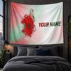 Personalized Tapestry Wall Hanging Morocco Football Pattern Art Background Cloth