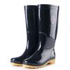 Fashion High Drum Rain Boots Three Prevention Long Drum Rain Shoes Men's Labor Protection Rubber Shoes Slip-On Rubber Rain Boot PVC