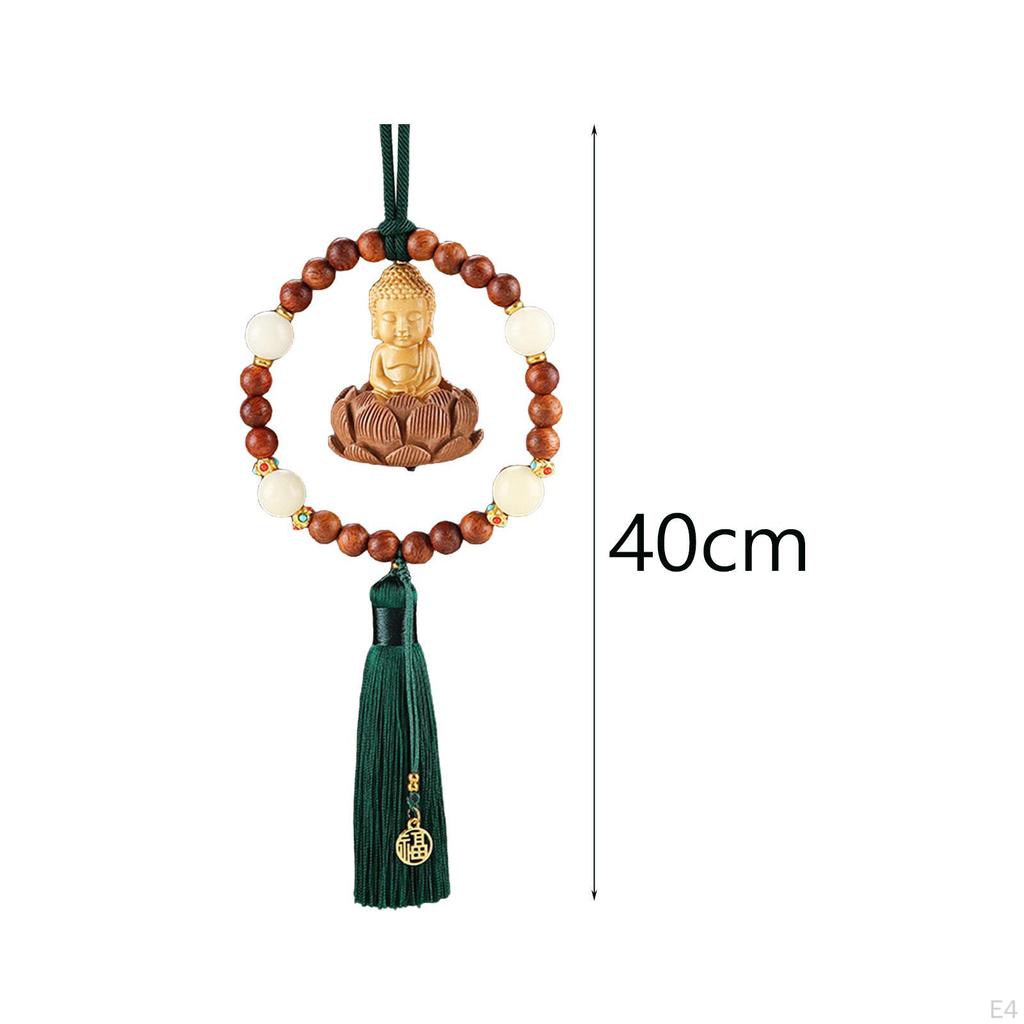 Buddha Statue Hanging Ornament ,Cars Rearview Mirror Pendant Decoration Car Dangling for Rear View,