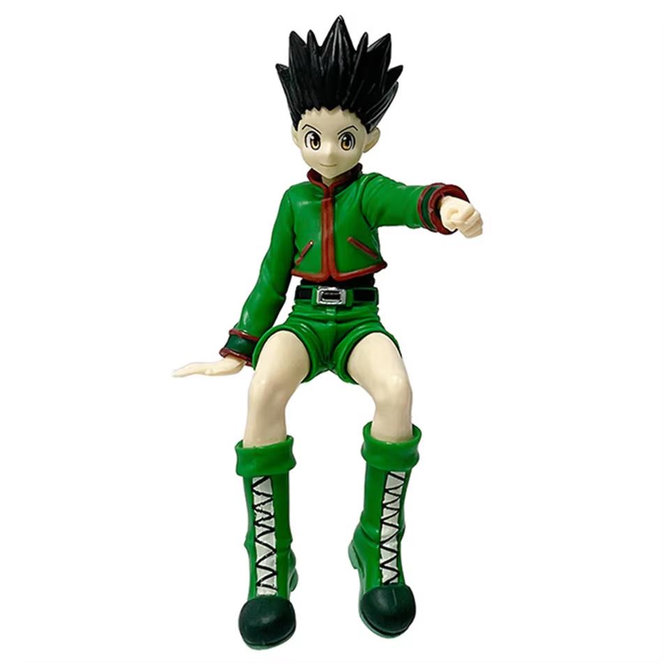 11.5-14см Полный рабочий день Охотник Аниме Ручная работа Сысо Сяоцзе Кулоло Сидящий персонаж Ручная работа ПВХ Модель Украшение Подарок на день рождения