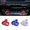 Car Air Conditioning Knobs Audio Circle Trim Fit For BMW F30 F34 F20 F21 F46 X1 F48 X2 F47 F32 F33 F36 1 2 3 Series