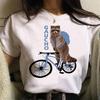 Racoon top women designer streetwear t shirt girl y2k 2000s clothing