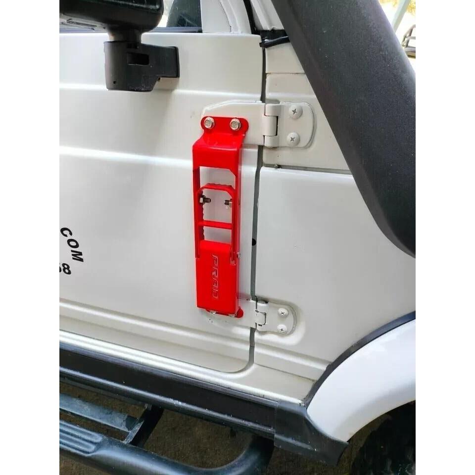 Suzuki Samurai Sierra Дверная петля Подножка Металлическая Складная 2 комплекта Красный и Черный