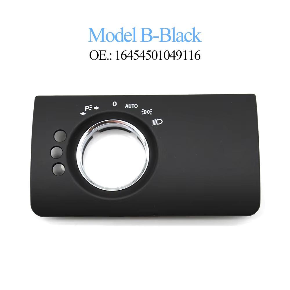 LHD Upgraded Car Interior Dashboard Headlight Switch Button Panel Trim Head Lamp Replacement For Benz ML GL W164 X164 300 350