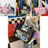 Kuromi My Melody Design Women Casual Tote Bag With Transparent Compartment For Casual Wear