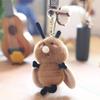 Cute Mini Plush Cockroach Doll Keychain With Ultra Soft Short Fur Material