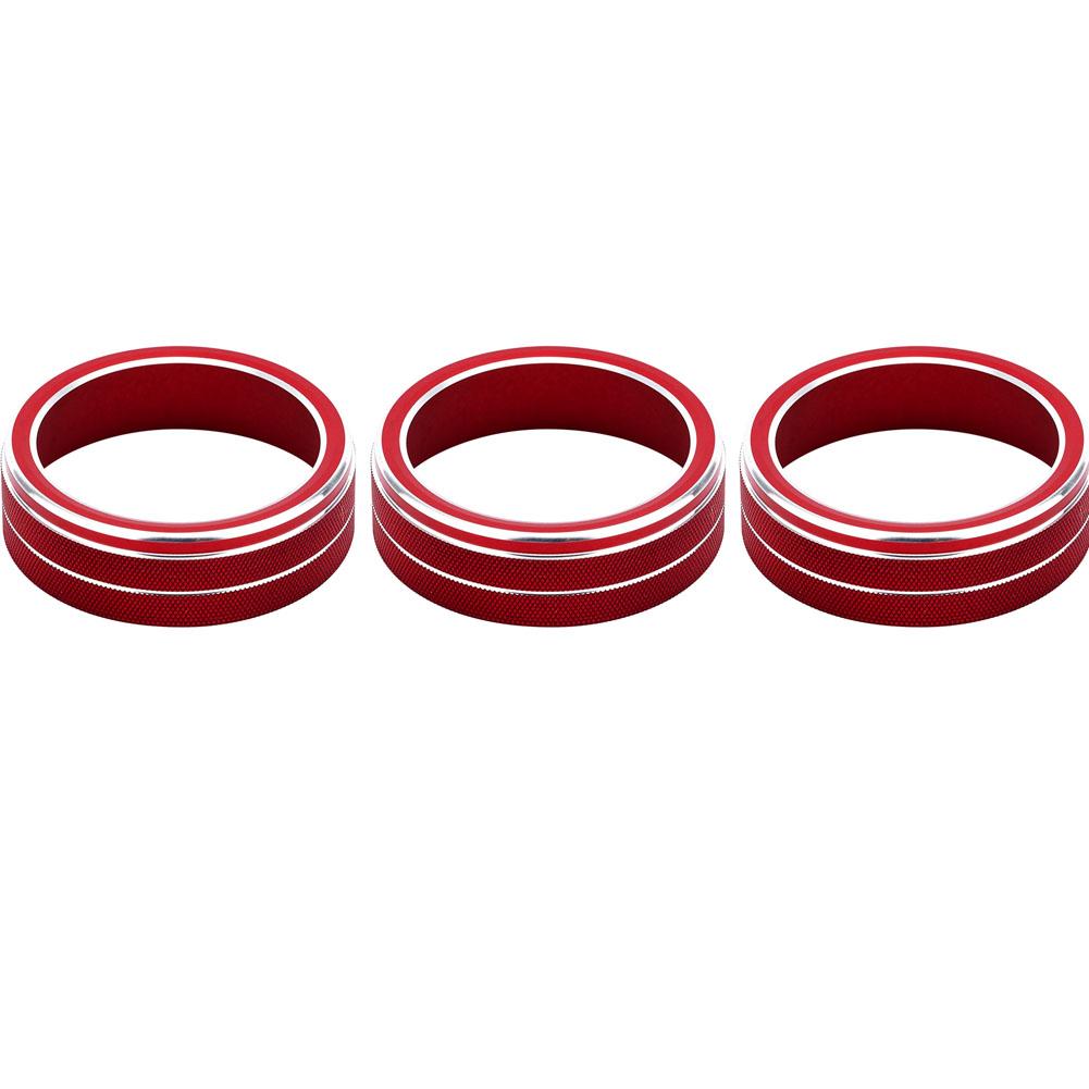 Аксессуары для украшения автомобиля для Volkswagen VW Golf 7 MK7 2014-крышка ручки кондиционера, кольцо, регулируемая отделка