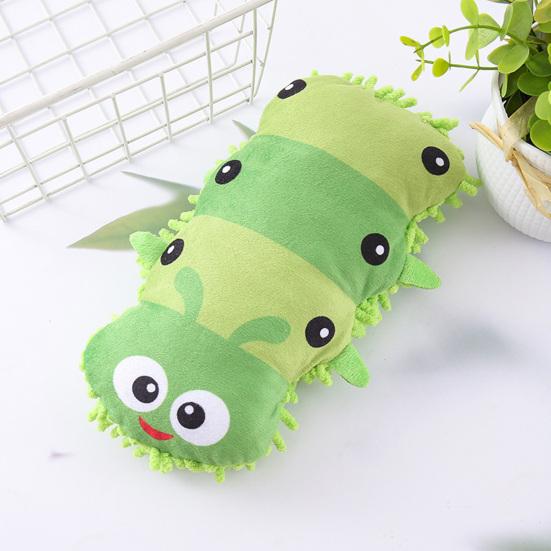 Yousheng Mop Insect Squeaky Plush Dog Toy Ladybug Caterpillar Shape Stuffed Crinkle Puppy Chew Toy for Small Dogs