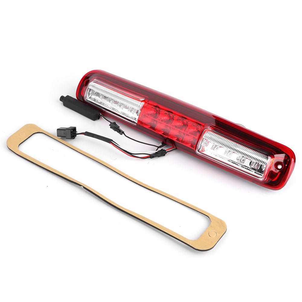 LED High Mount Third Brake Light Rear Lamp Fit for Chevy Silverado 1500 2500 3500 99 06Red and White
