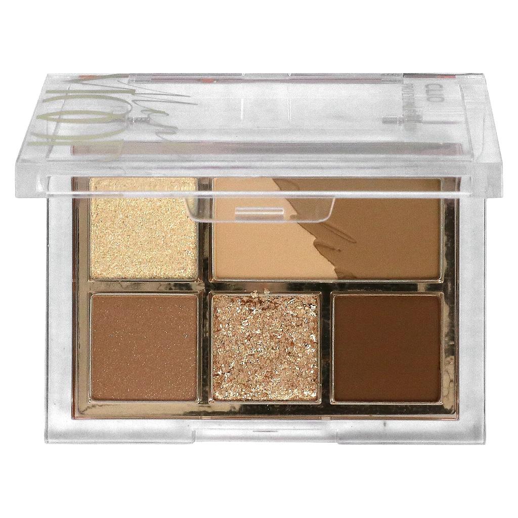 Clio Мини-палетка теней Pro Eye Palette, 01 Mono Mood, 1 мини-палетка