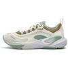 Pacer Aerobic Fitness Shock Absorption Low-Top Training Shoes Women Sneaker White Green A12W331403FSC