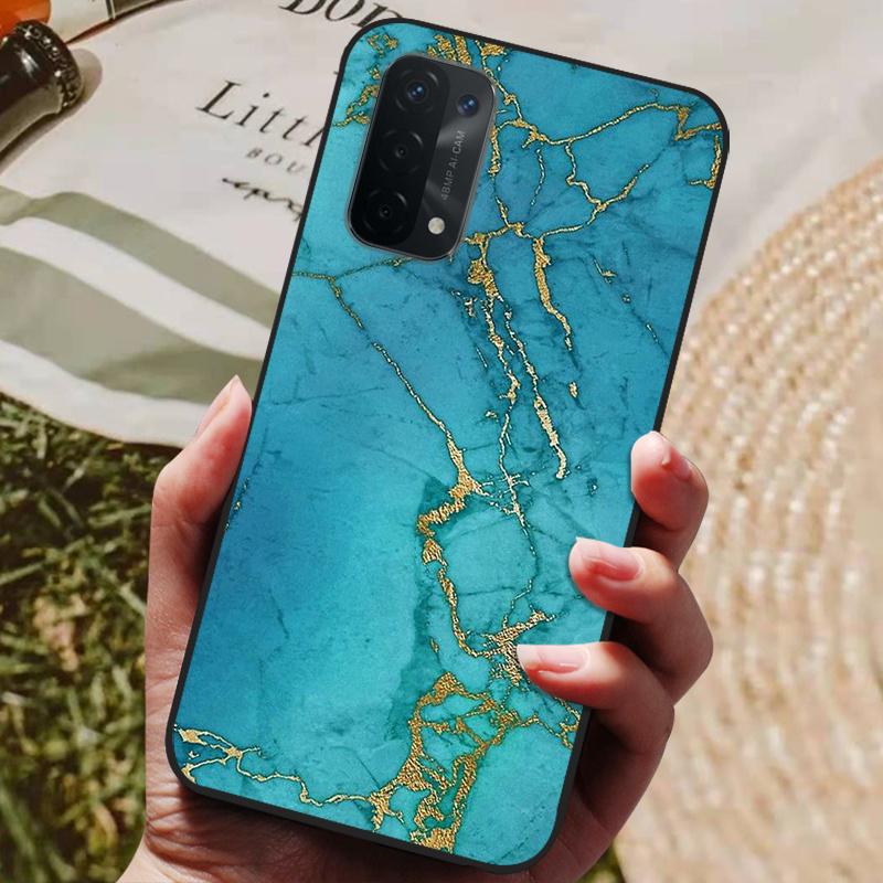 Чехол для Oppo A54 5G Силиконовая задняя крышка Чехол для телефона для Oppo A54 5G CPH2195 Чехлы Мягкий бампер coque для OPPOA54 A 54 5G 6,5 дюйма