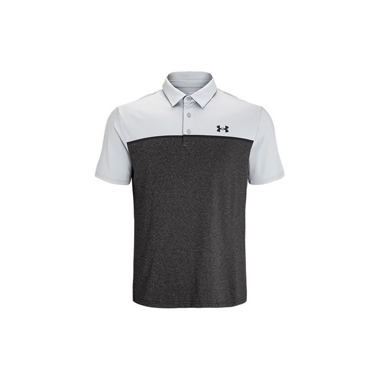 Under Armour Рубашка поло Playoff Color Block Golf, мужская, черная 1362495-001