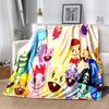 1pc Blanket Happy Tree Friends Print Design, Lightweight Blanket for Sofa, Bed- Soft &Warm, Gift for All Seasons like Christmas, Halloween