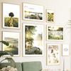 Dandelion Sunflower Daisy Lake Wall Art Canvas Painting Nordic Posters And Prints Landscape Wall Pictures For Living Room Decor