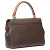 Michael Kors Сумка через плечо с логотипом Ava, мини-сумка из покрытого холста, женские сумки, коричневый 32S5GAVC1B-BRONZO
