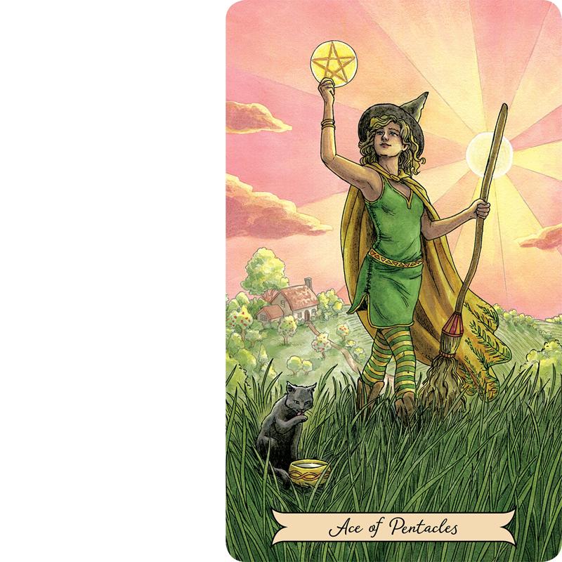 Everyday Witch Tarot Cards Deck Oracle for Family Party Deck Cards Games