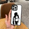 Amy W-Winehouse   Phone Case For iPhone17,16,15,14,13,12,11 Plus,Pro Max Colored Silver Plated Inside Cover