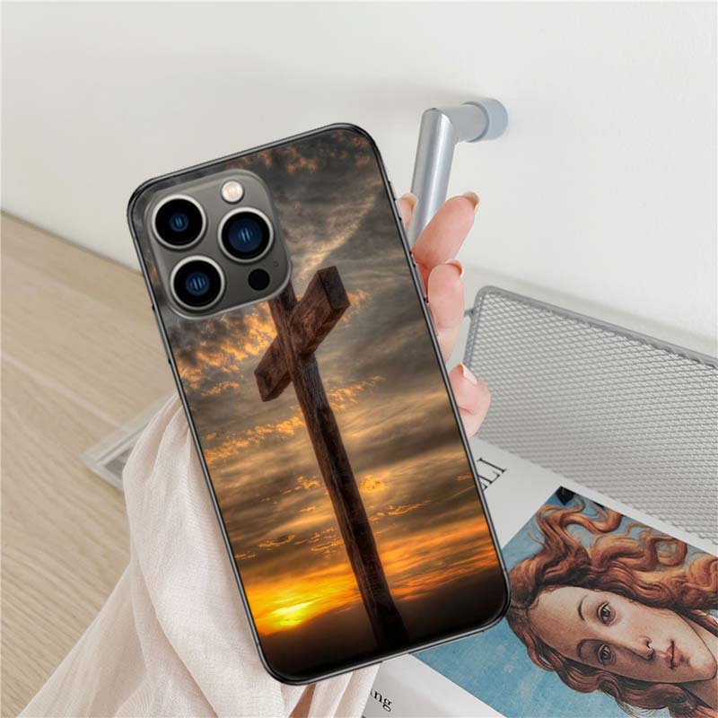 Jesus Bible Phone Case For Iphone 17 Air 16 15 Pro Max 14 Plus 16E Coque 13 Pro 12 Mini 11 Clear Cover Silicone Cute Shell Soft