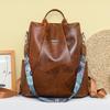 Рюкзак с защитой от кражи, женская дорожная школьная сумка, кожаная сумка