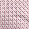 oneOone Cotton Flex Blue Fabric Valentine Heart Sewing Material Print Fabric By The Yard 40 Inch