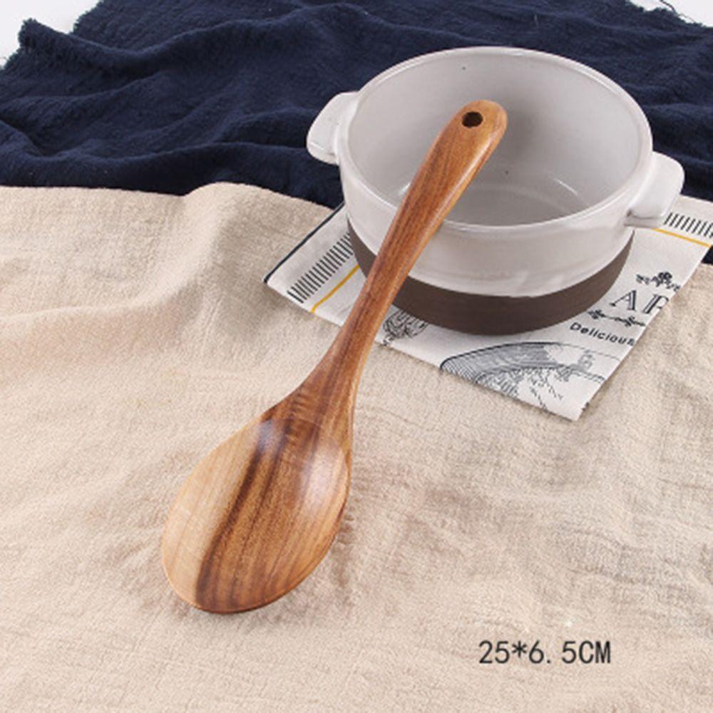 Scoop Utensils Natural Dinner Serving Kitchen Tools Wooden Spoon Fork Large Spoons Tableware