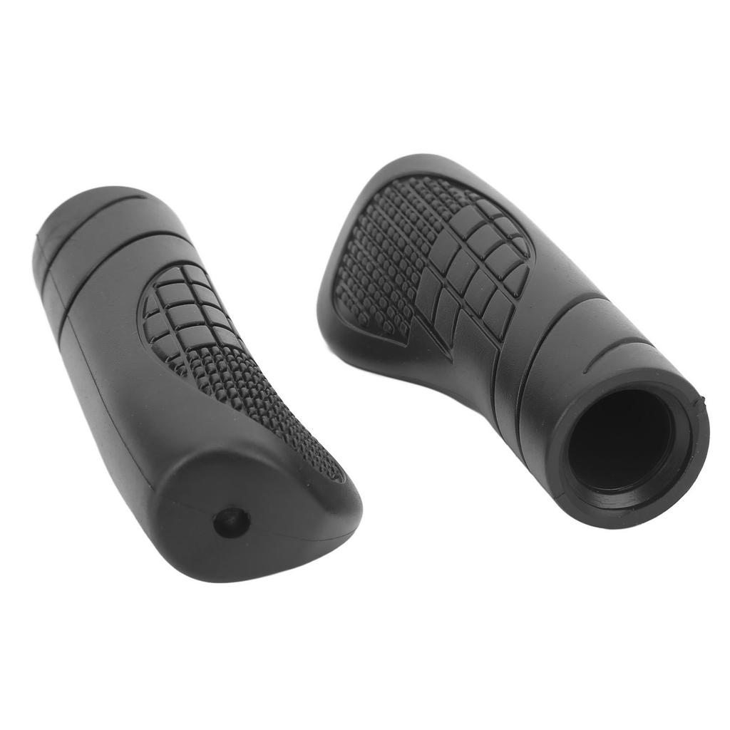 1 Pair Bicycle Grips Plastic Antiskid Shock Absorption Handlebar Grips For Mountain Cycling