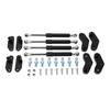 Front Rear Door Opener Kit Steel Anodized Black High Performance Door Shocks Struts Opener Kit for M