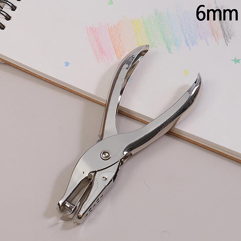 3mm 6mm Pore Diameter Punch Pliers Metal Paper Punch Circle Single Hole Punches Cutter Tools DIY Scrapbooking Border Punches