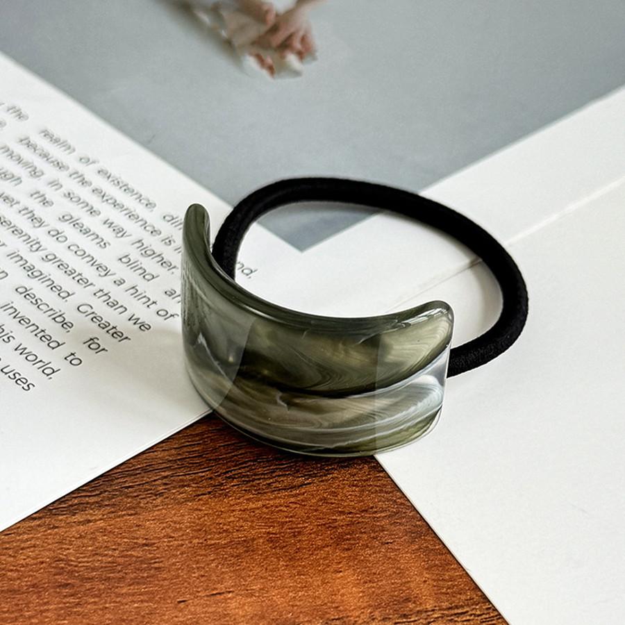 Корейское высококачественное текстурированное акриловое кольцо для волос, ретро высокоэластичная резинка для хвостика, веревка для волос, аксессуары для волос для женщин