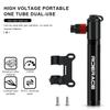 Black Manual Air Pump Lightweight Schrader Presta Valve New Bike Air Pump  Bicycle Accessories