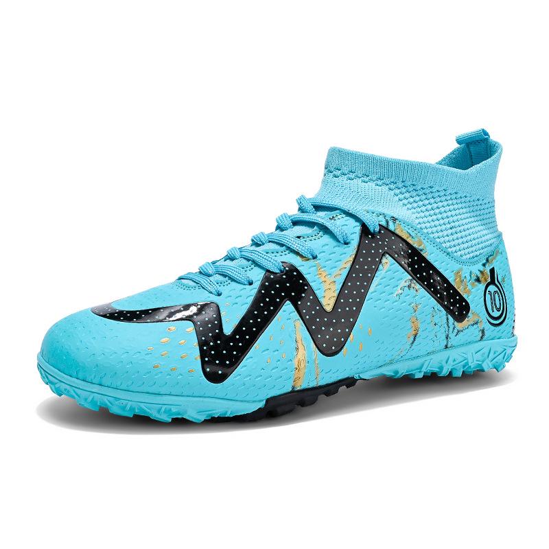 Children's TF Football Shoes: Men's Outdoor Non-slip Breathable Training Sneakers for Turf