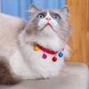 Ошейники для собак Pet Bells Ошейник-ожерелье для котенка, кролика, кошки с колокольчиком Красный