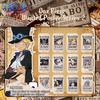 1pc Officially One Piece Wanted Poster Rectangular Badge - Generation 2 Blind Box | Anime Collectible for Decoration and Gifting