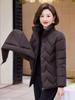 Mom's short cotton clothes women's winter hooded thickened middle-aged and elderly loose warm cotton-padded clothes multi-color spot