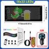 LED Matrix Pixel Panel RGB Pattern Graffiti Scroll Text Animation Car Logo Display Gesture Night Light Car USB 5V Bluetooth APP