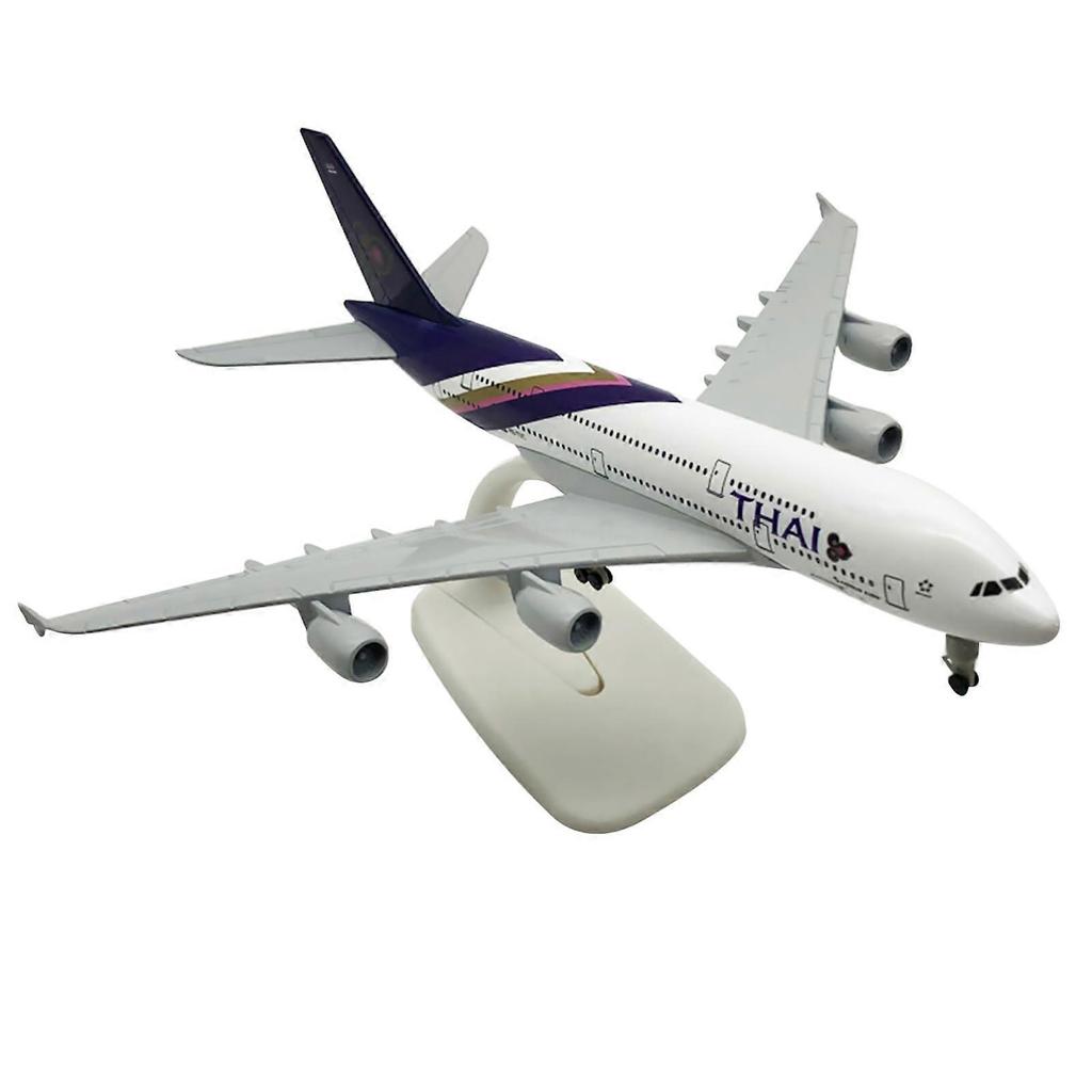 Simulation 1:200 Alloy Aircraft Model Thai Airways A380 Plane Model Home Office Decoration Gifts
