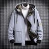 Весна и осень мужская повседневная модная куртка свободная рабочая одежда куртка с капюшоном мужское пальто ветровка