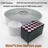 Green Shell Adhesive-Backed Barley Paper for 18650 Lithium Battery High-Temperature Insulation