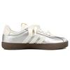 adidas VL COURT 3.0 RISK Серебристый Морозный Жемчуг Скользкие Устойчивые к истиранию Низкие Кеды для Скейтборда Серебристые JQ7315(Команда27-)