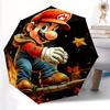 1pc Mario Adventure Automatic Open Umbrella - 8-Rib Compact Foldable Design, Durable Fabric for Casual & Fashion Use, 062